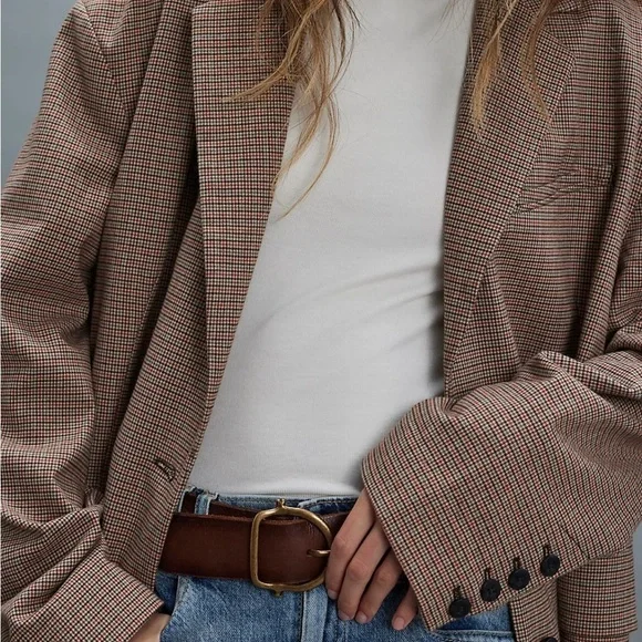 Free People Over-sized Reggie Blazer - Picture 2 of 6